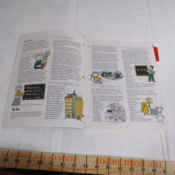 More OR Less BIG BOOK (almost 2 feet tall) with teacher pages CLASSROOM SIZE - Picture 5 of 16